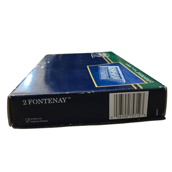 Cristal D'Arques France Two Trays In Box 4 3/4" X 8 1/4" - Picture 3 of 6